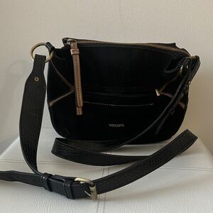 Volum Black Crossbody Bag 9.5 x 8 inches